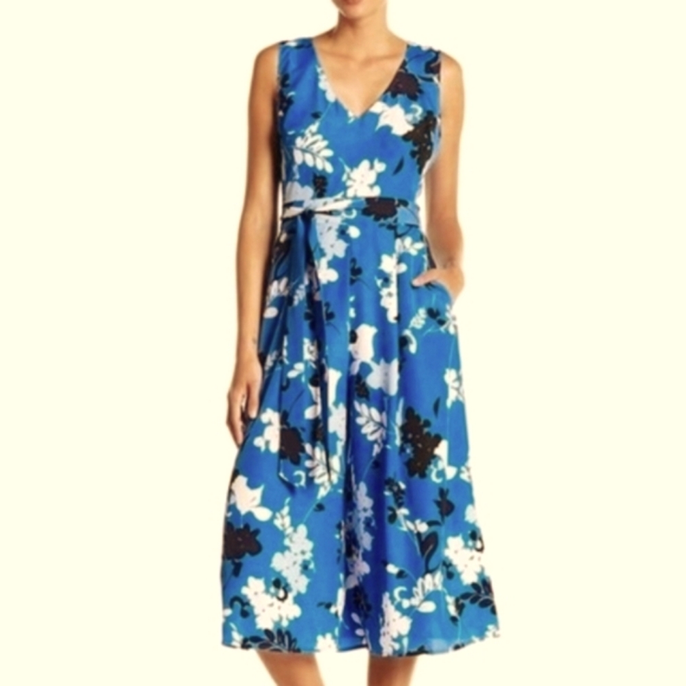 Vince Camuto Sleeveless Wide Leg Jumpsuit